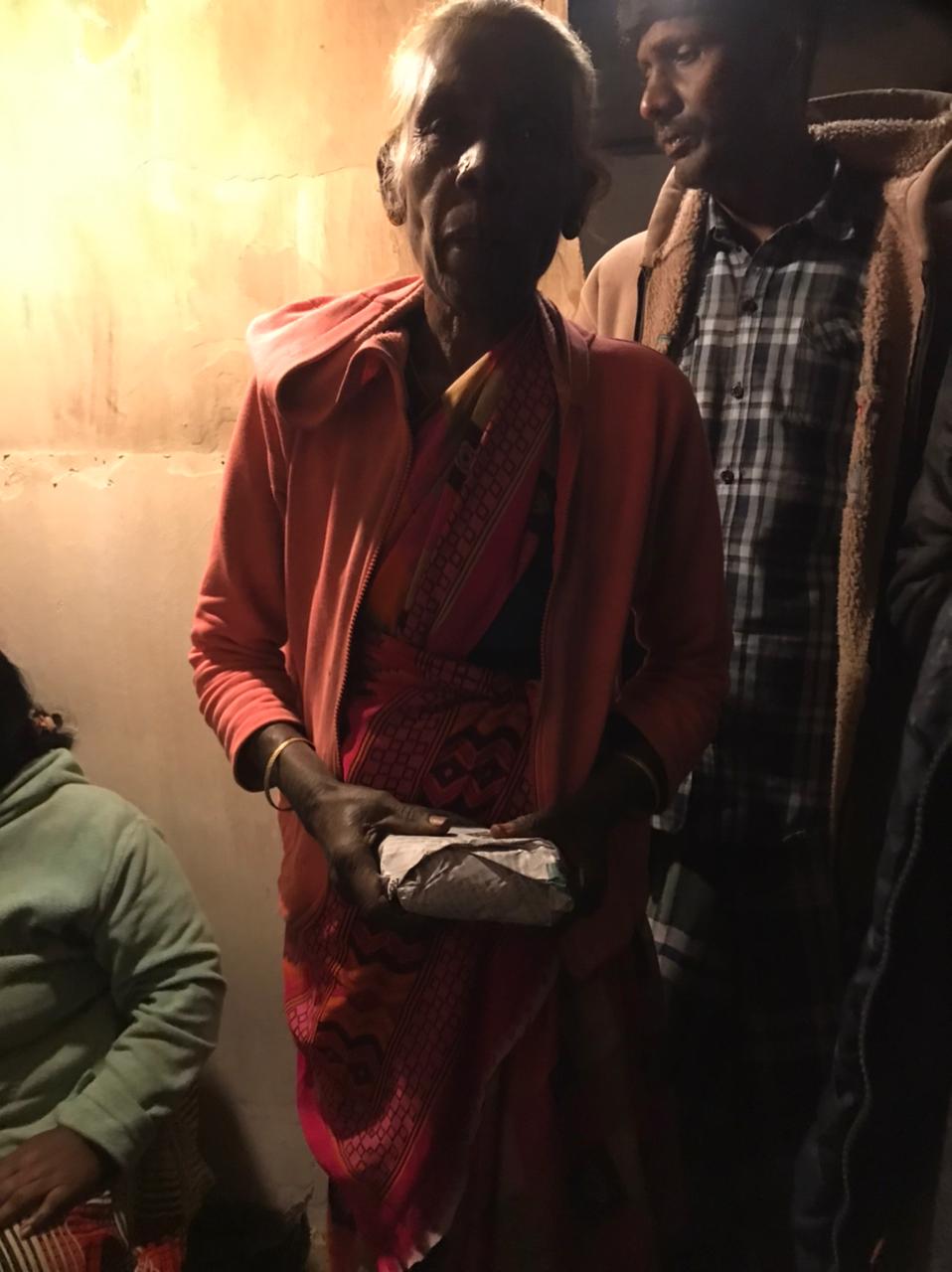 Relief support reaching the elderly