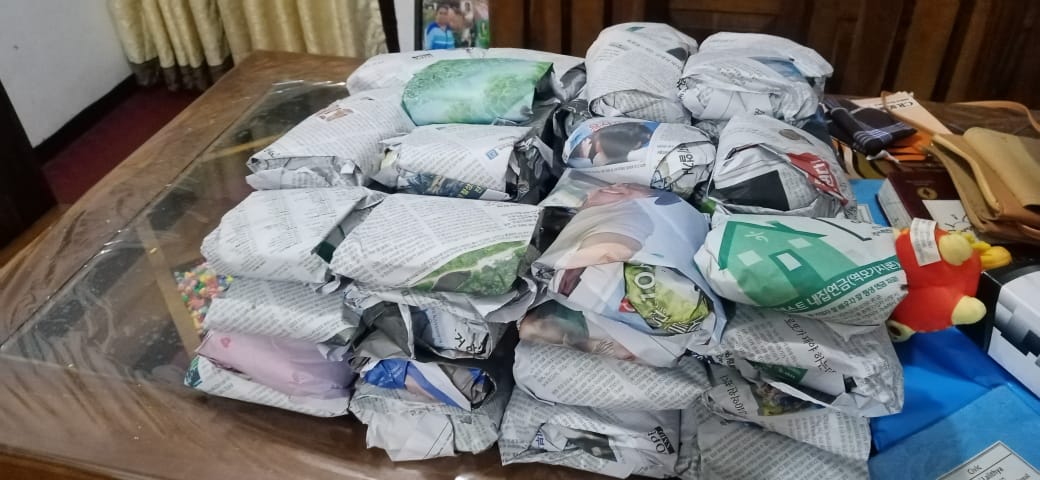 Care packages ready for delivery